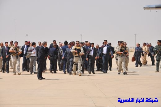 تقرير مصور عن وصول رئيس الوزراء العراقي إلى مدينة الناصرية Nasiriyah003
