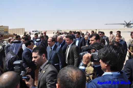 تقرير مصور عن وصول رئيس الوزراء العراقي إلى مدينة الناصرية Nasiriyah007