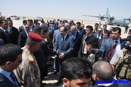 تقرير مصور عن وصول رئيس الوزراء العراقي إلى مدينة الناصرية Nasiriyah009