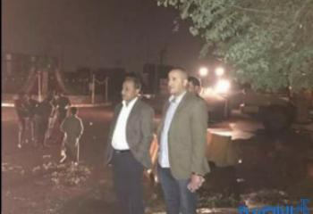 الناصري يعلن “الاستنفار الخدمي” بعد منخفض مداري هدم بيوتا واقتلع اشجارا واعمدة كهرباء