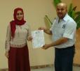 اختتام دورتا أدارة تطوير المشاريع والصحة والسلامة البيئية نظمها مركز تطوير المشاريع بالتعاون مع غرفة تجارة الناصرية..