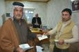 شركة نفط ذي قار وزعت اليوم  مبالغا مالية على المزارعين المستحقين للتعويضات