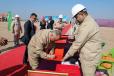 المدير العام لشركة نفط ذي قار يضع حجر اساس المرحلة الثانية للمنشات السطحية لتطوير حقل الغراف النفطي