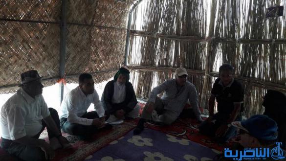 وزير الموارد المائية يفتتح القرية الاستيطانية في اهوار الجبايش - تقرير مصور -
