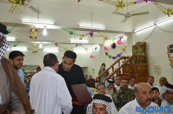 مكتب المرجعية في قلعة سكر يكرم ذوي شهداء الحشد الشعبي - تقرير مصور -