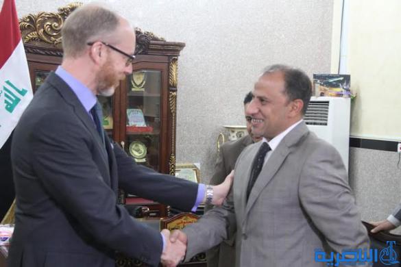 محافظ ذي قاريبحث مع السفير السويدي امكانية الاستفادة من الخبرات والتجربة السويدية في المجالات الصناعية والتجارية - تقرير مصور -