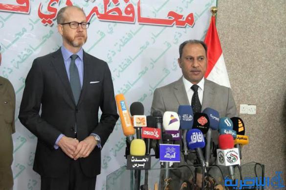 محافظ ذي قاريبحث مع السفير السويدي امكانية الاستفادة من الخبرات والتجربة السويدية في المجالات الصناعية والتجارية - تقرير مصور -
