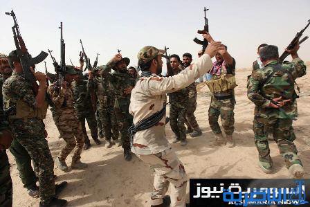 بالصور .. مقاتلو الحشد بقيادة العامري يصدون هجوماً لداعش عند منشأة الثرثار
