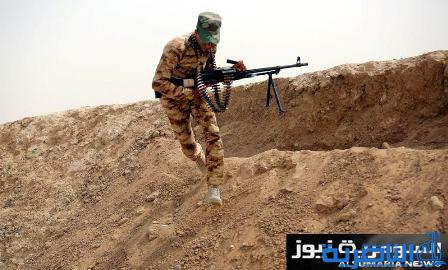 بالصور .. مقاتلو الحشد بقيادة العامري يصدون هجوماً لداعش عند منشأة الثرثار