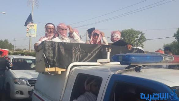 بالصور : تشيع جثامين اربعة من شهداء سبايكر في الرفاعي