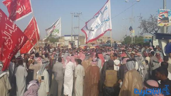 بالصور : تشيع جثامين اربعة من شهداء سبايكر في الرفاعي