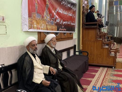 بالصور:مسجد الشيخ عباس الكبير في الناصرية يقيم مجلس عزاء في ذكرى شهادة الامام الكاظم عليه السلام 