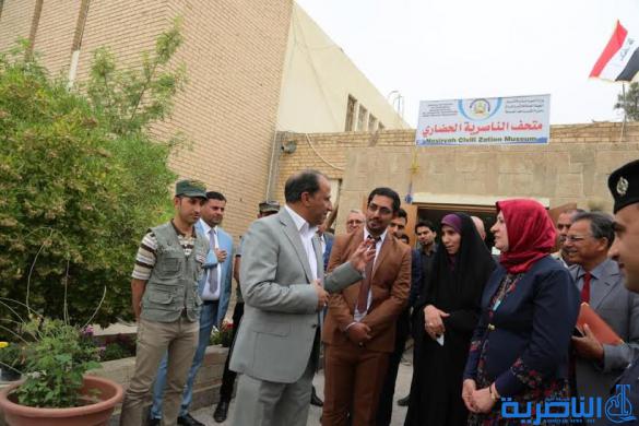محافظ ذي قار يرعى الاحتفال بالذكرى الاولى لافتتاح متحف الناصرية الحضاري ويدعو وزارة الثقافة لإيلاء المزيد من الاهتمام بالمواقع الاثرية - تقرير مصور -