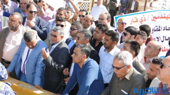 الضغط على وزارة النفط وحقول نفط ذي قار لدخول شركات المحافظة في العمل مع الشركات الأجنبية
