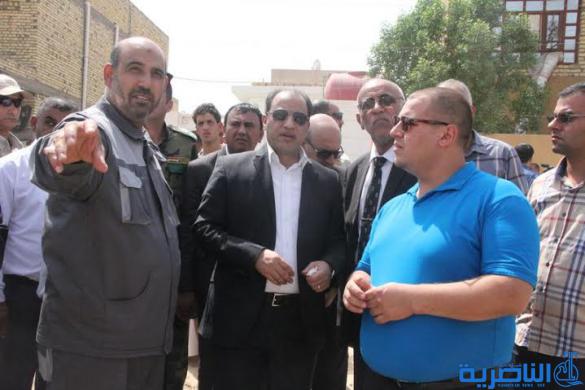 بالصور : محافظ ذي قار يشرف على حملة خدمية واسعة في قضاء الرفاعي  شاركت فيها اكثر من 50 الية خدمية اختصاصية