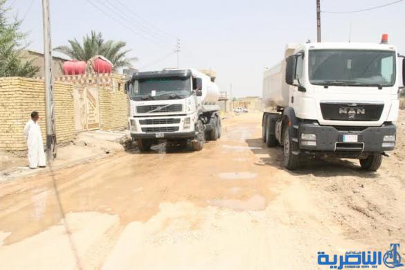 بالصور : محافظ ذي قار يشرف على حملة خدمية واسعة في قضاء الرفاعي  شاركت فيها اكثر من 50 الية خدمية اختصاصية