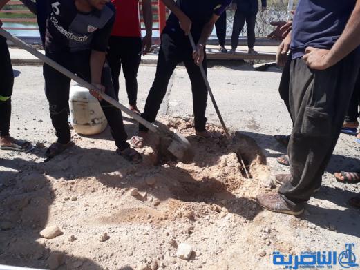 إصلاح جسر في ناحية العكيكة من قبل المواطنين -تقرير مصور-