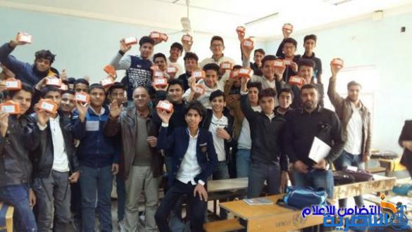 مبرات التضامن تستحصل مبالغ مالية اثر جباية عدد من صناديق الصدقات المخصصة للأيتام