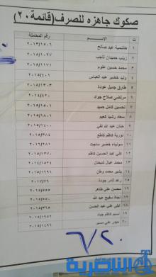 قوائم باسماء وجبة جديدة من قروض صندوق الاسكان في ذي قار