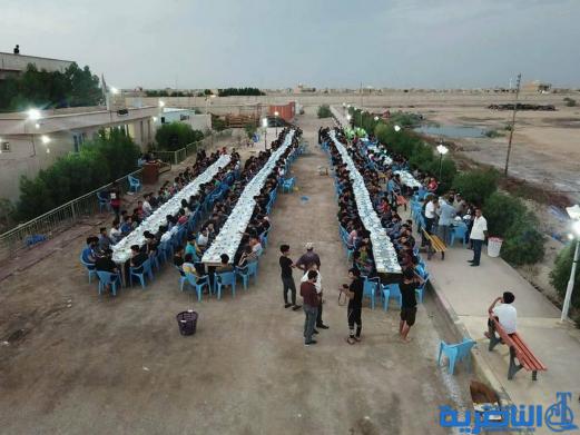 جامعة ذي قار تقيم مأدبة إفطار جماعية لطلبة الأقسام الداخلية