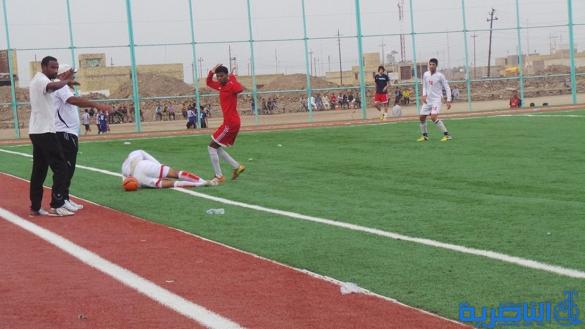 تقلص فرص نادي الناصرية بالتاهل لدوري النخبة بعد خسارته امام ميسان - تقرير مصور - 