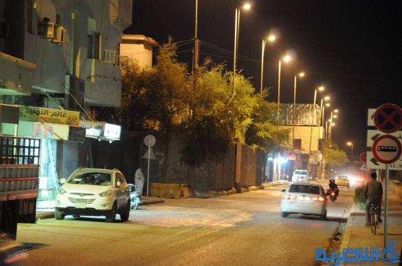 بالصور : الناصرية تتوهج ليلا بعد حملة لإنارة الشوارع والجسور