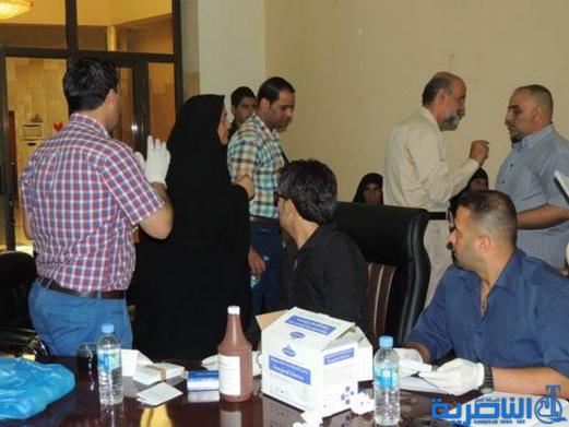 لجنة طبية من بغداد تباشر اخذ عينات جينية لذوي ضحايا سبايكر في الناصرية – تقرير مصور - 