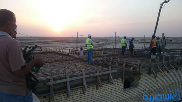 مجمع الزقورة السكني يباشر بسقف جدران 100 وحدة سكنية 