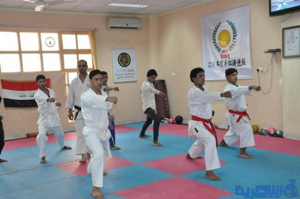 لاعبات ولاعبو الناصرية بالكاراتيه يمثلون العراق في بطولة جامعة ازاد الايرانية الدولية