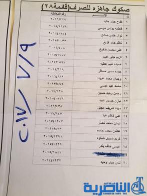 قوائم باسماء وجبة جديدة من قروض صندوق الاسكان في ذي قار