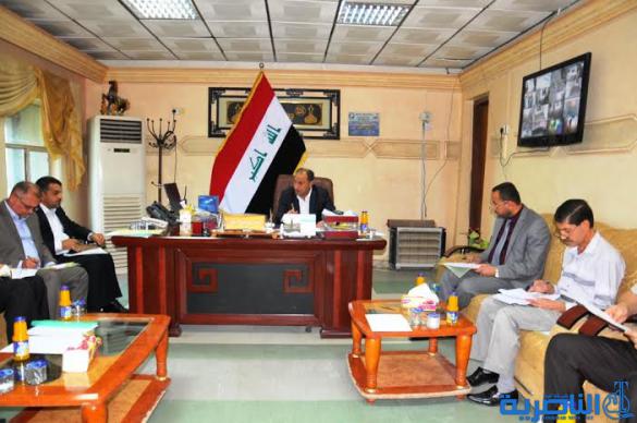 محافظ ذي قار يترأس اجتماع غرفة عمليات الطاقة ، ويعلن عن تشكيل وفد لبحث قضايا الكهرباء والوقود مع وزارتي الكهرباء والنفط