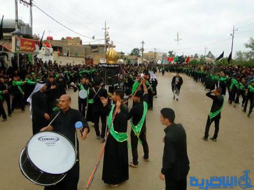 رسالة عاشوراء : المواكب الحسينية تحيي ذكرى ليلة العاشر في مدينة الفجر - تقرير مصور -