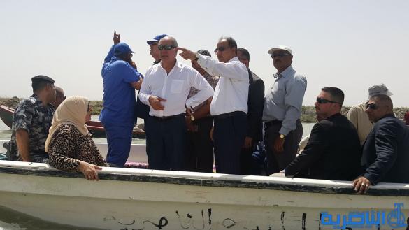 ولة ميدانية لمتابعة مكافحة زهرة النيل في مناطق الاهوار - تقرير مصور-