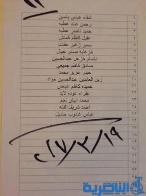  قوائم باسماء وجبة جديدة من قروض صندوق الاسكان في ذي قار