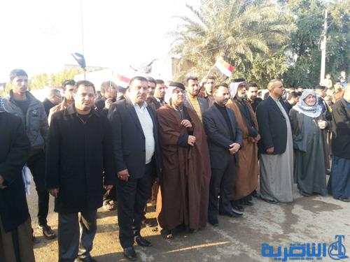 شيوخ عشائر ومثقفون يتظاهرون دعما للقوات الأمنية في حربها ضد الإرهاب - تقرير مصور -