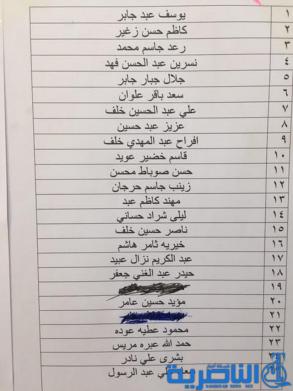  قوائم باسماء وجبة جديدة من قروض صندوق الاسكان في ذي قار