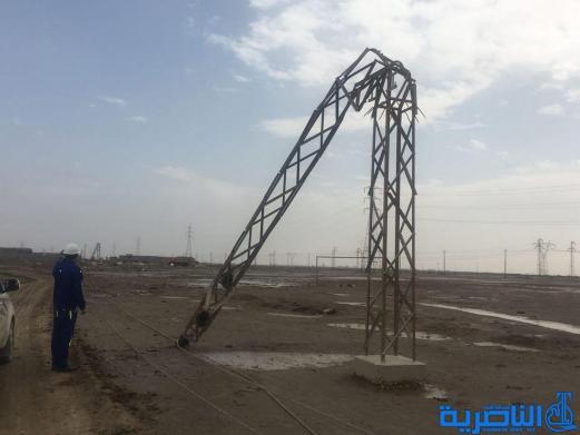 الكهرباء تصلح الاضرار الناجمة عن الامطار في البطحاء وتعيد تجهيز الطاقة