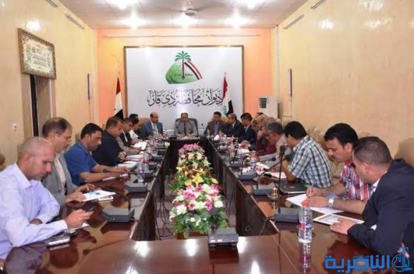 محافظ ذي قار يعقد اجتماعا موسعا لادارة المحافظة استعدادا للشروع بتنفيذ  المهام الادارية المستلمة من الوزارات - تقرير مصور -