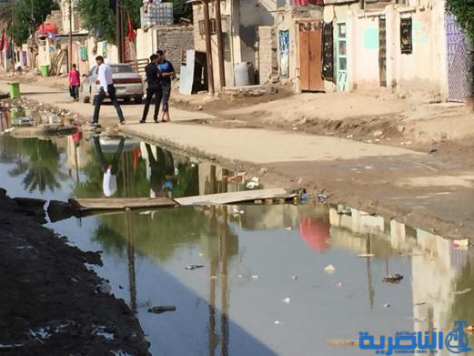 مشكلة الطريق الواقع امام مدرة ذو النون في حي اريدو