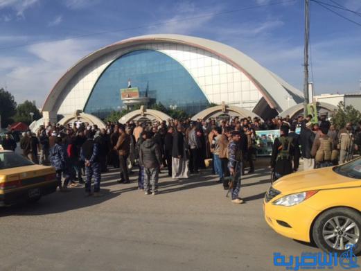محتجزو رفحاء يتظاهرون في الناصرية للمطالبة بالاسراع بشمولهم بقانون السجناء السياسيين - تقرير مصور -