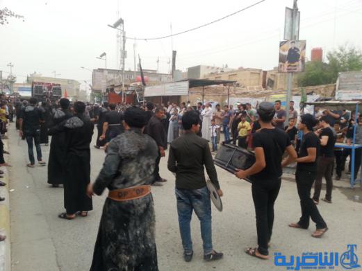 بالصور:مواكب العزاء في قضاء الرفاعي تحيي ذكرى شهادة الامام الكاظم ( عليه السلام )