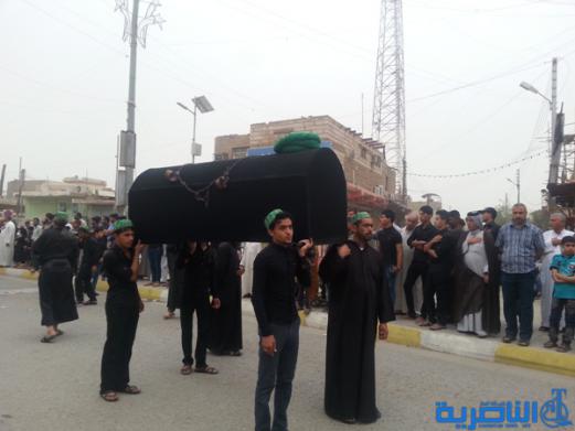 بالصور:مواكب العزاء في قضاء الرفاعي تحيي ذكرى شهادة الامام الكاظم ( عليه السلام )