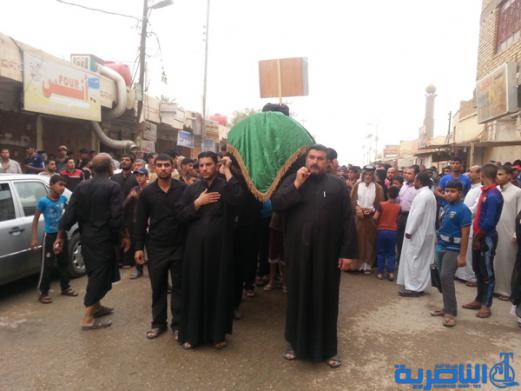بالصور:مواكب العزاء في قضاء الرفاعي تحيي ذكرى شهادة الامام الكاظم ( عليه السلام )