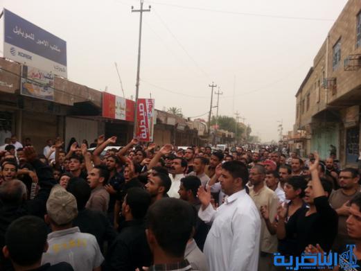 بالصور:مواكب العزاء في قضاء الرفاعي تحيي ذكرى شهادة الامام الكاظم ( عليه السلام )