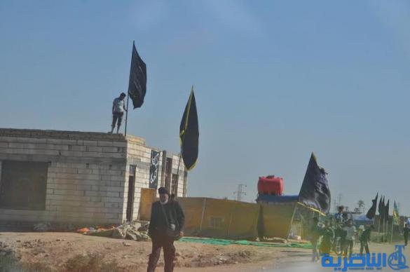  بالصور : وصول طلائع زوار البصرة الى الجبايش والمنار  