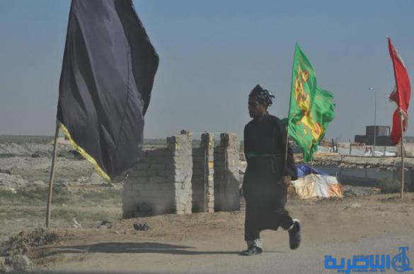  بالصور : وصول طلائع زوار البصرة الى الجبايش والمنار  