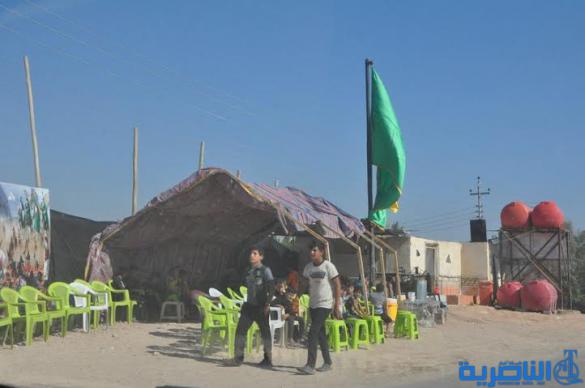 بالصور : وصول طلائع زوار البصرة الى الجبايش والمنار  