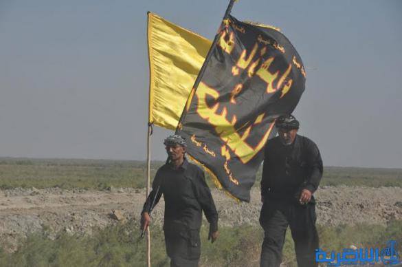  بالصور : وصول طلائع زوار البصرة الى الجبايش والمنار  