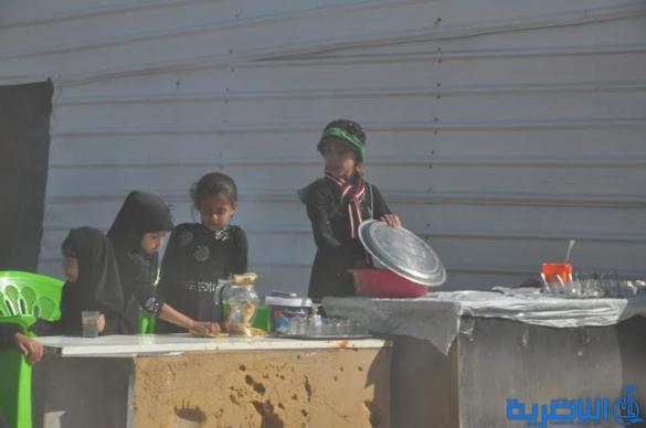  بالصور : وصول طلائع زوار البصرة الى الجبايش والمنار  