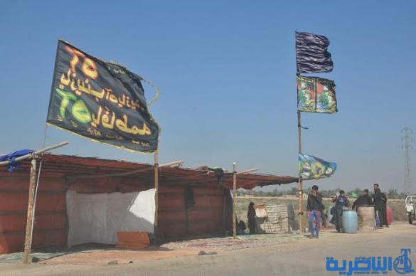  بالصور : وصول طلائع زوار البصرة الى الجبايش والمنار  